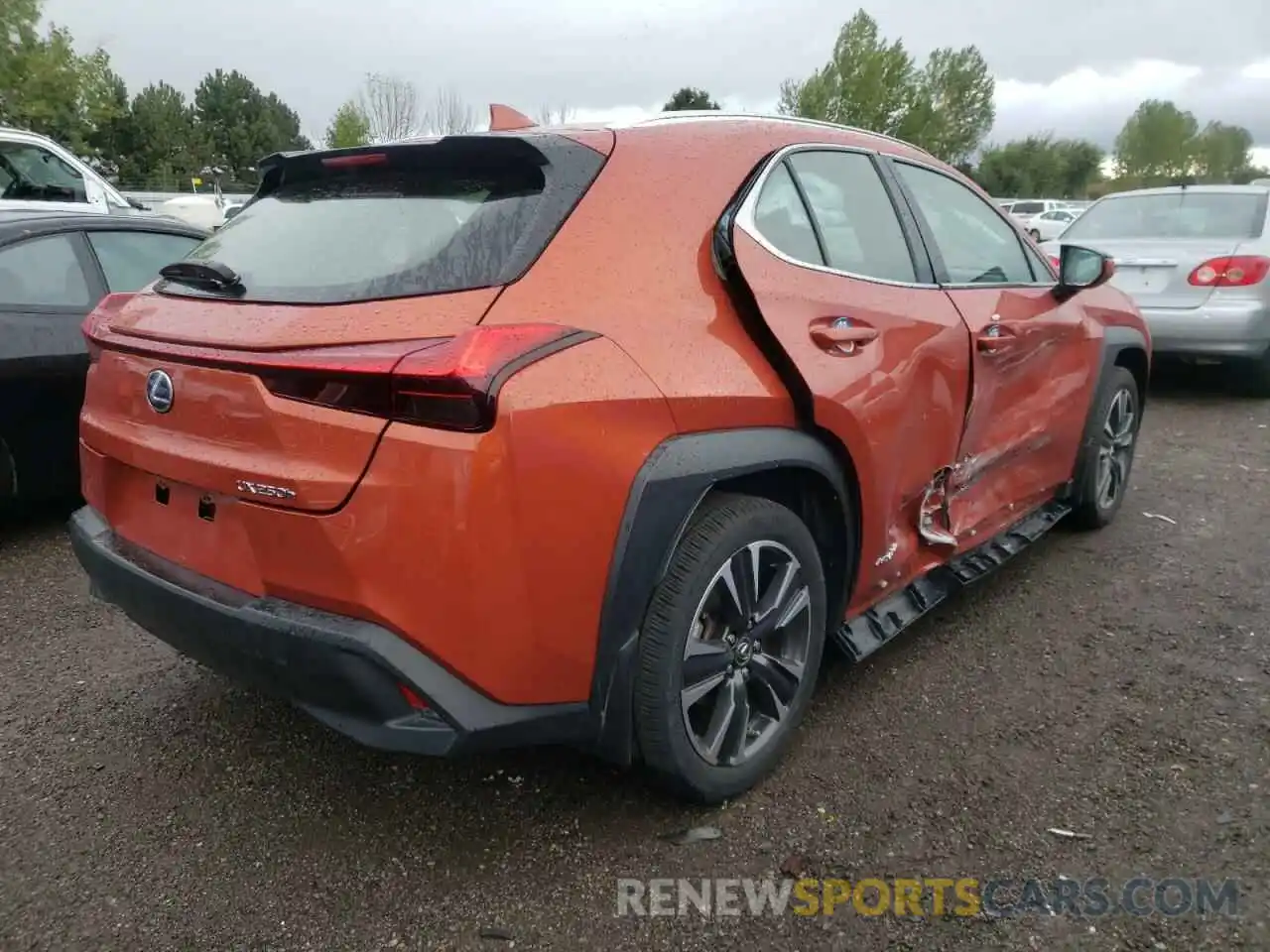 4 Photograph of a damaged car JTHP9JBH9L2022132 LEXUS UX 250H 2020