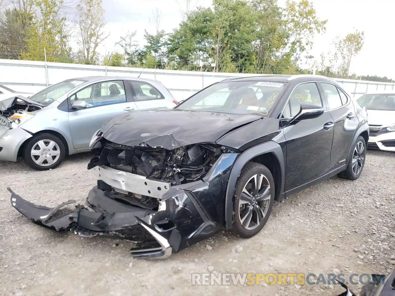 2 Фотография поврежденного автомобиля JTHP9JBH9L2027010 LEXUS UX 250H 2020