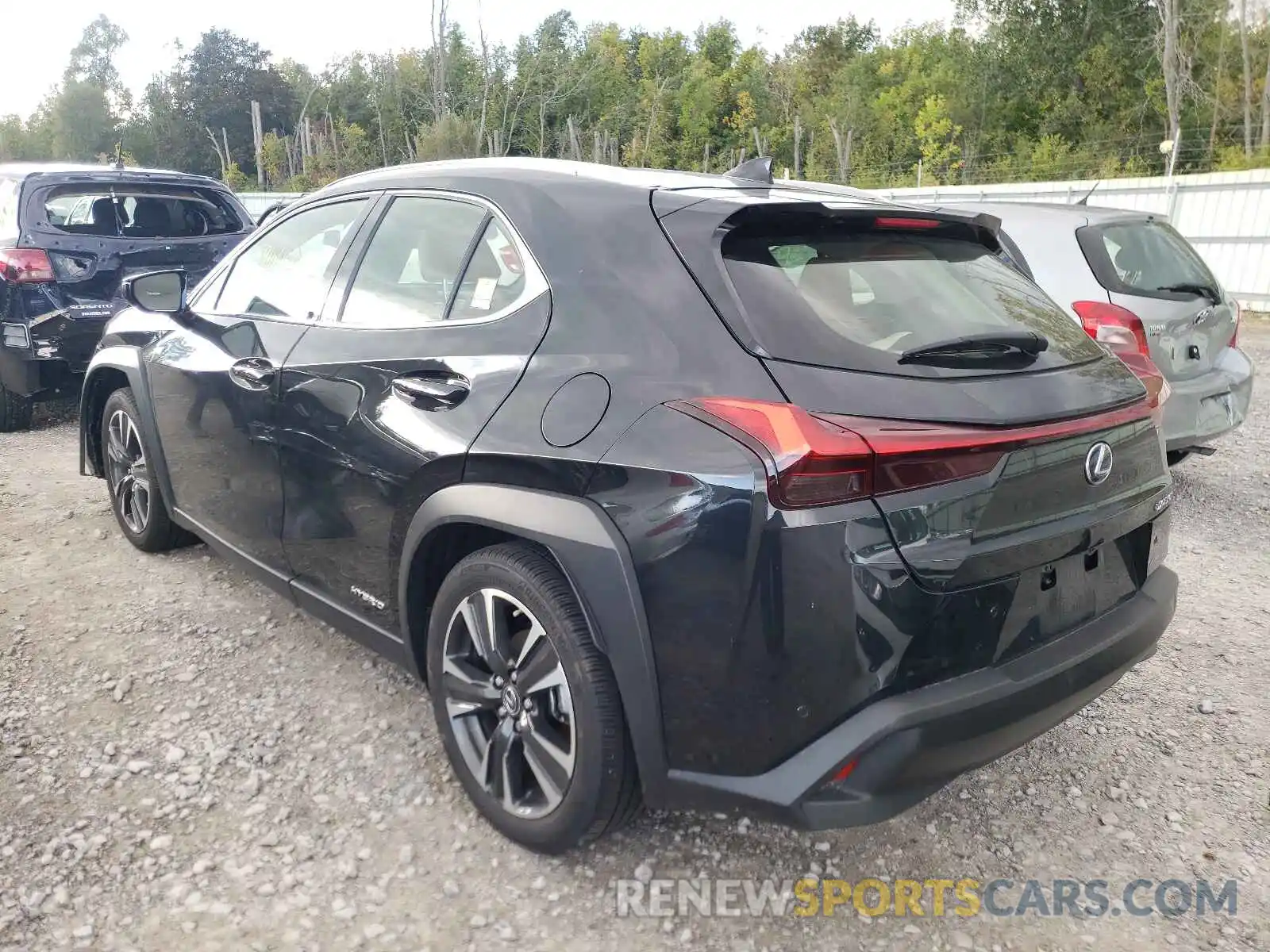 3 Фотография поврежденного автомобиля JTHP9JBH9L2027010 LEXUS UX 250H 2020