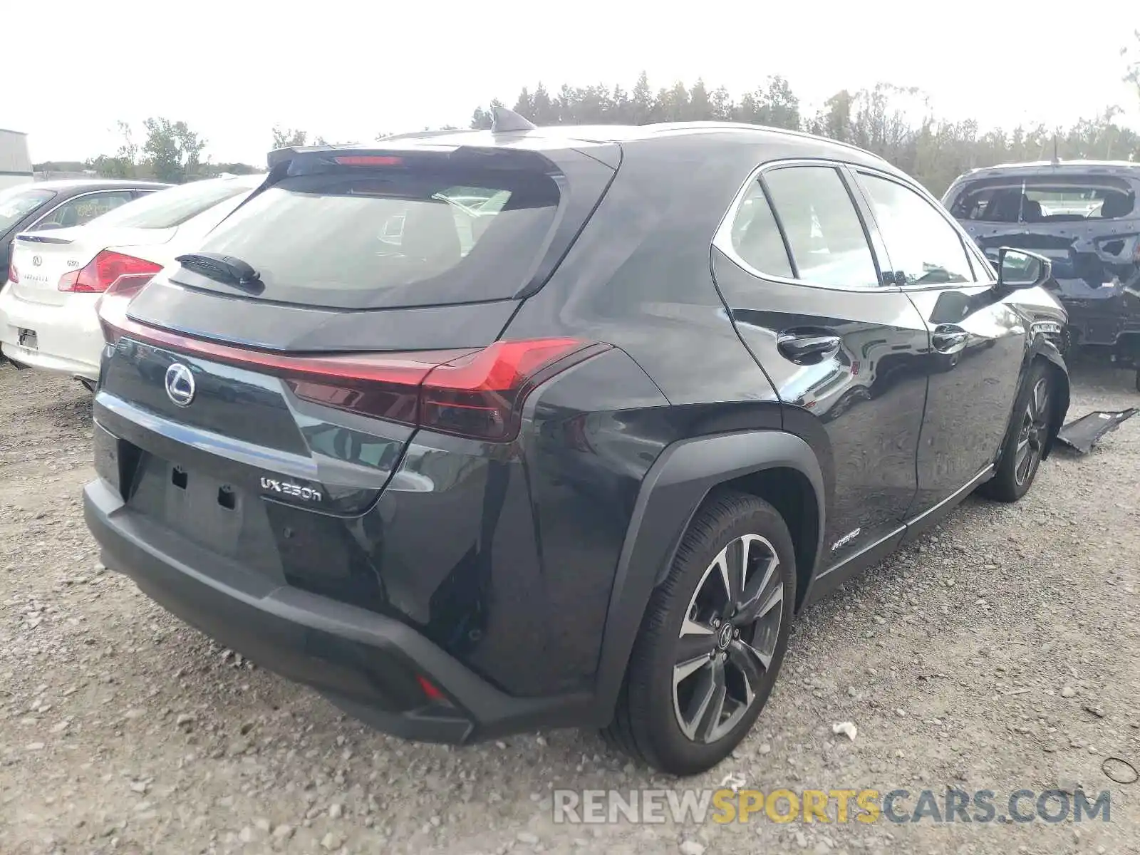 4 Фотография поврежденного автомобиля JTHP9JBH9L2027010 LEXUS UX 250H 2020