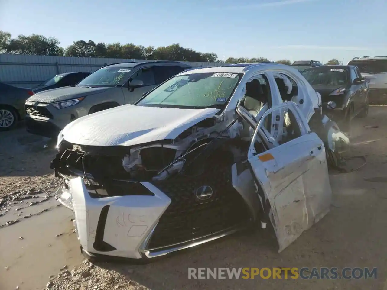 2 Photograph of a damaged car JTHP9JBH9L2029498 LEXUS UX 250H 2020