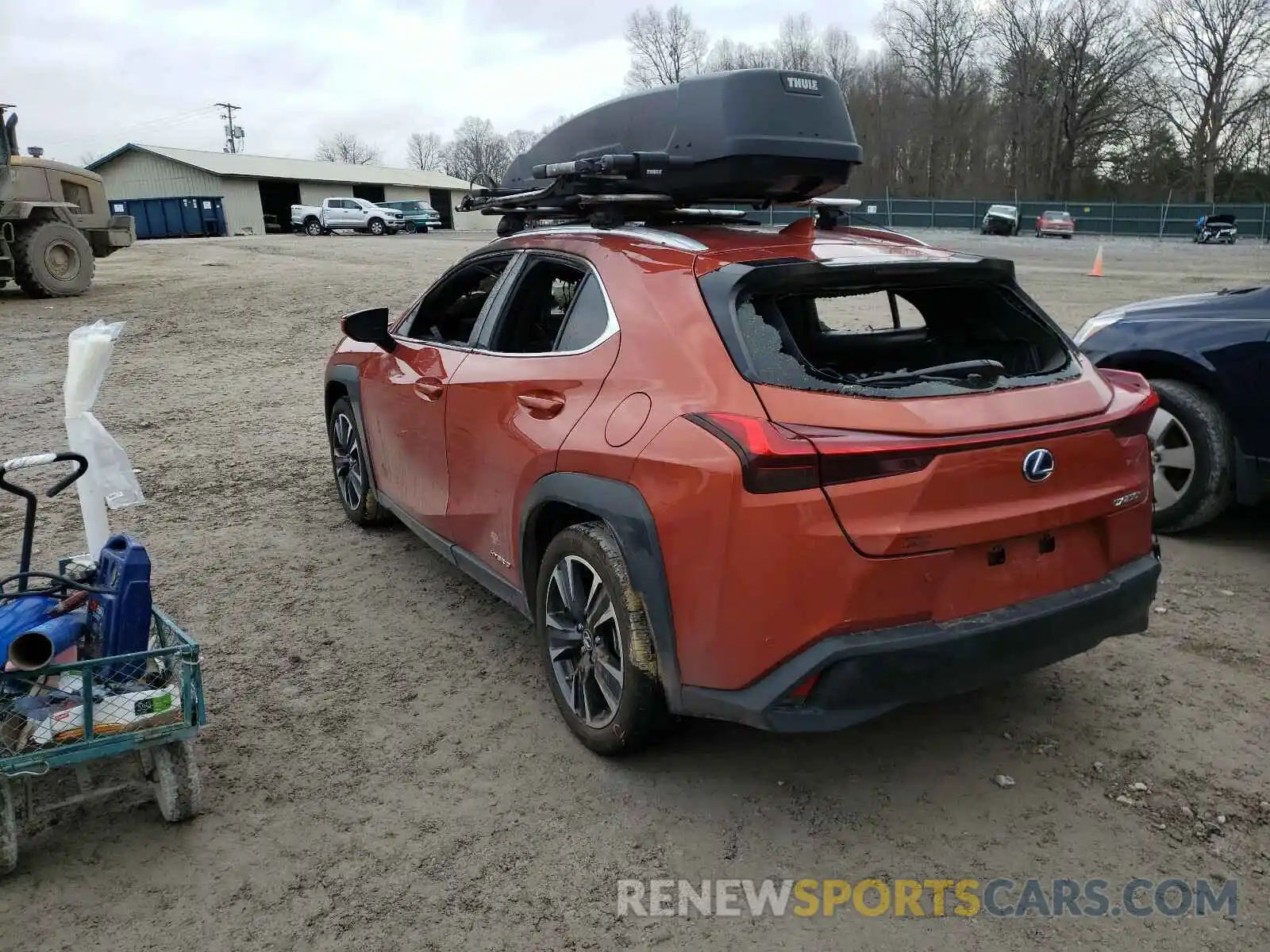 3 Photograph of a damaged car JTHP9JBH9L2034247 LEXUS UX 250H 2020