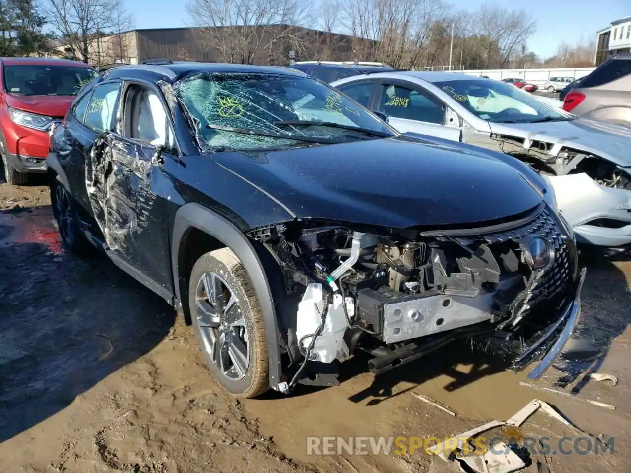 1 Фотография поврежденного автомобиля JTHP9JBH9L2035818 LEXUS UX 250H 2020