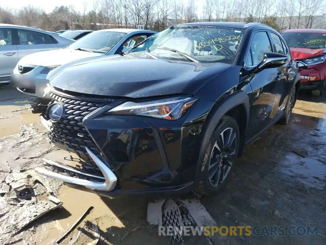 2 Фотография поврежденного автомобиля JTHP9JBH9L2035818 LEXUS UX 250H 2020