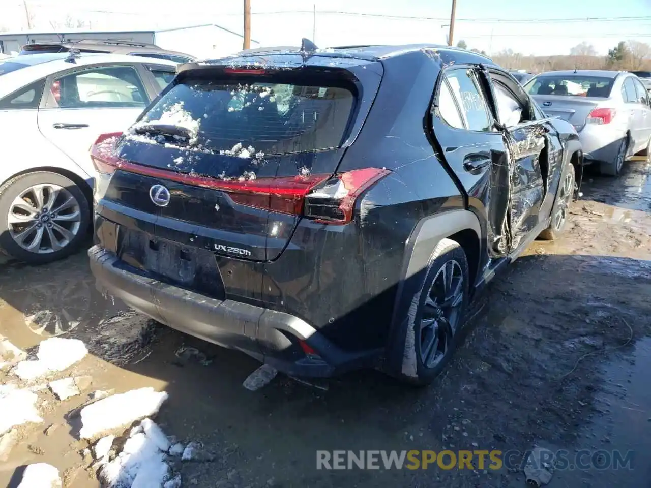 4 Photograph of a damaged car JTHP9JBH9L2035818 LEXUS UX 250H 2020