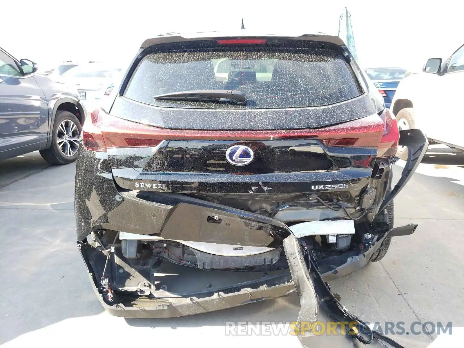 9 Photograph of a damaged car JTHP9JBHXL2027825 LEXUS UX 250H 2020