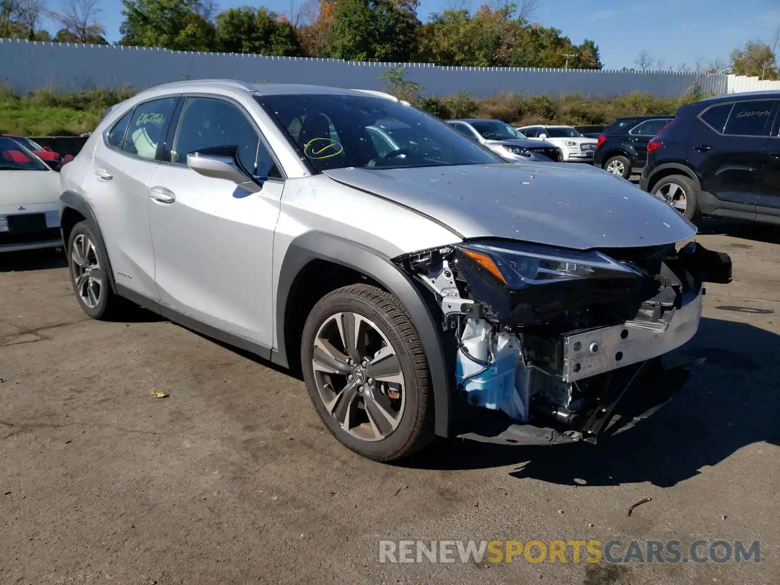 1 Photograph of a damaged car JTHP9JBHXL2035732 LEXUS UX 250H 2020