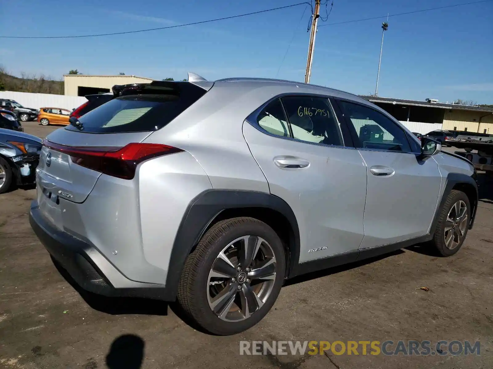 4 Photograph of a damaged car JTHP9JBHXL2035732 LEXUS UX 250H 2020