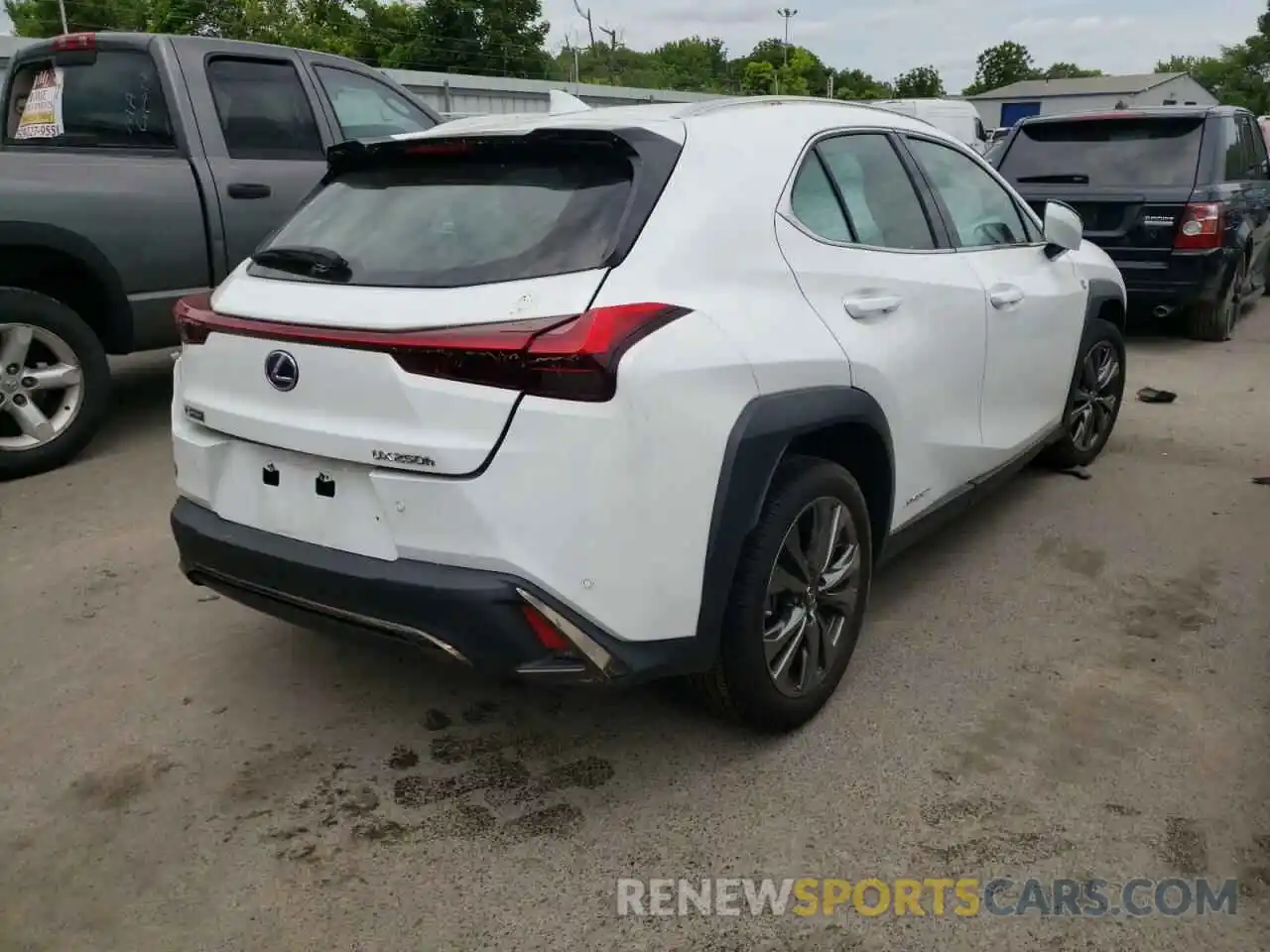 4 Photograph of a damaged car JTHR9JBH1L2031934 LEXUS UX 250H 2020