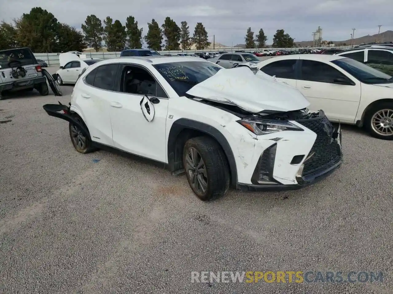 1 Фотография поврежденного автомобиля JTHR9JBH2L2025673 LEXUS UX 250H 2020