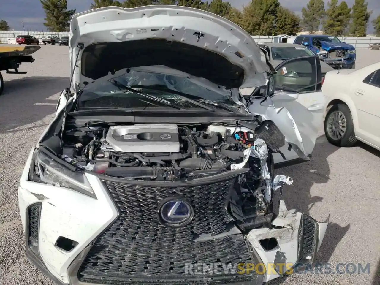 7 Photograph of a damaged car JTHR9JBH2L2025673 LEXUS UX 250H 2020