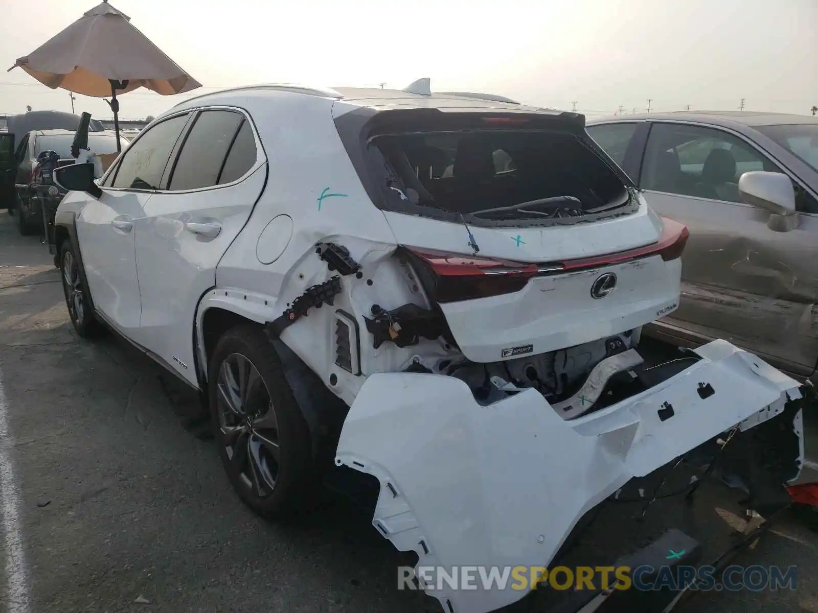 3 Photograph of a damaged car JTHR9JBH3L2026055 LEXUS UX 250H 2020