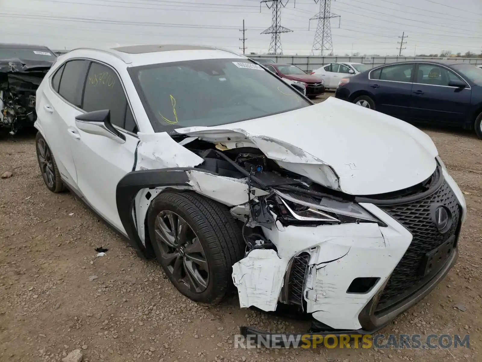 1 Photograph of a damaged car JTHR9JBH4L2023312 LEXUS UX 250H 2020