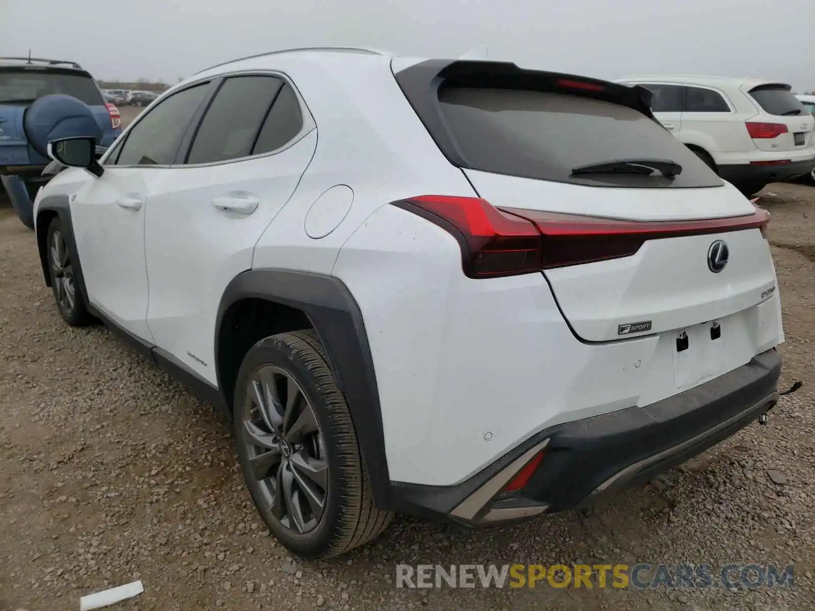 3 Фотография поврежденного автомобиля JTHR9JBH4L2023312 LEXUS UX 250H 2020