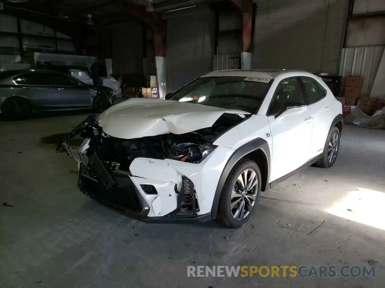 2 Фотография поврежденного автомобиля JTHR9JBH5L2032651 LEXUS UX 250H 2020