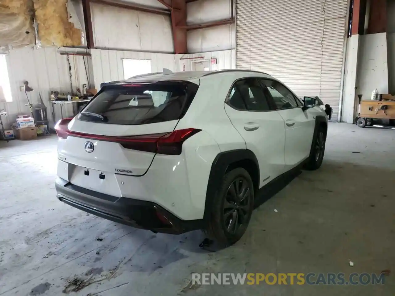 4 Фотография поврежденного автомобиля JTHR9JBH5L2032651 LEXUS UX 250H 2020