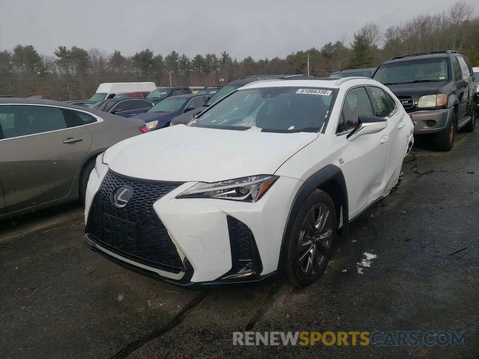 2 Фотография поврежденного автомобиля JTHR9JBH6L2023683 LEXUS UX 250H 2020