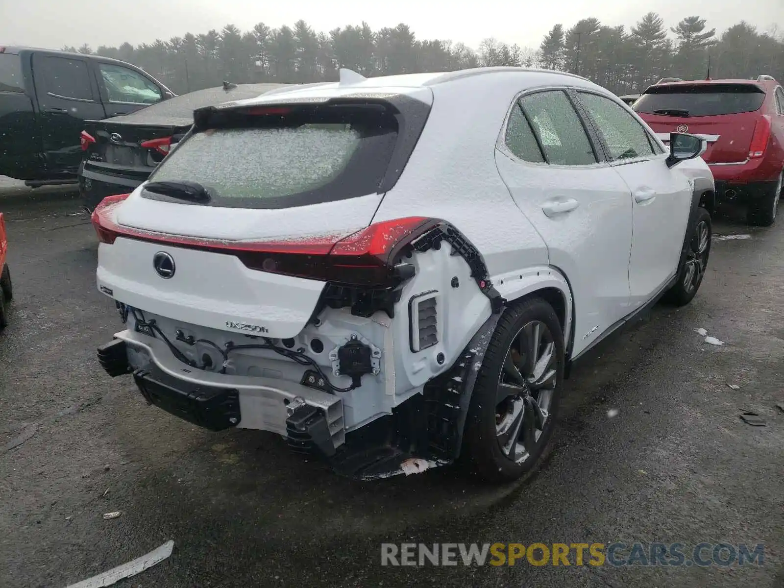 4 Photograph of a damaged car JTHR9JBH6L2023683 LEXUS UX 250H 2020