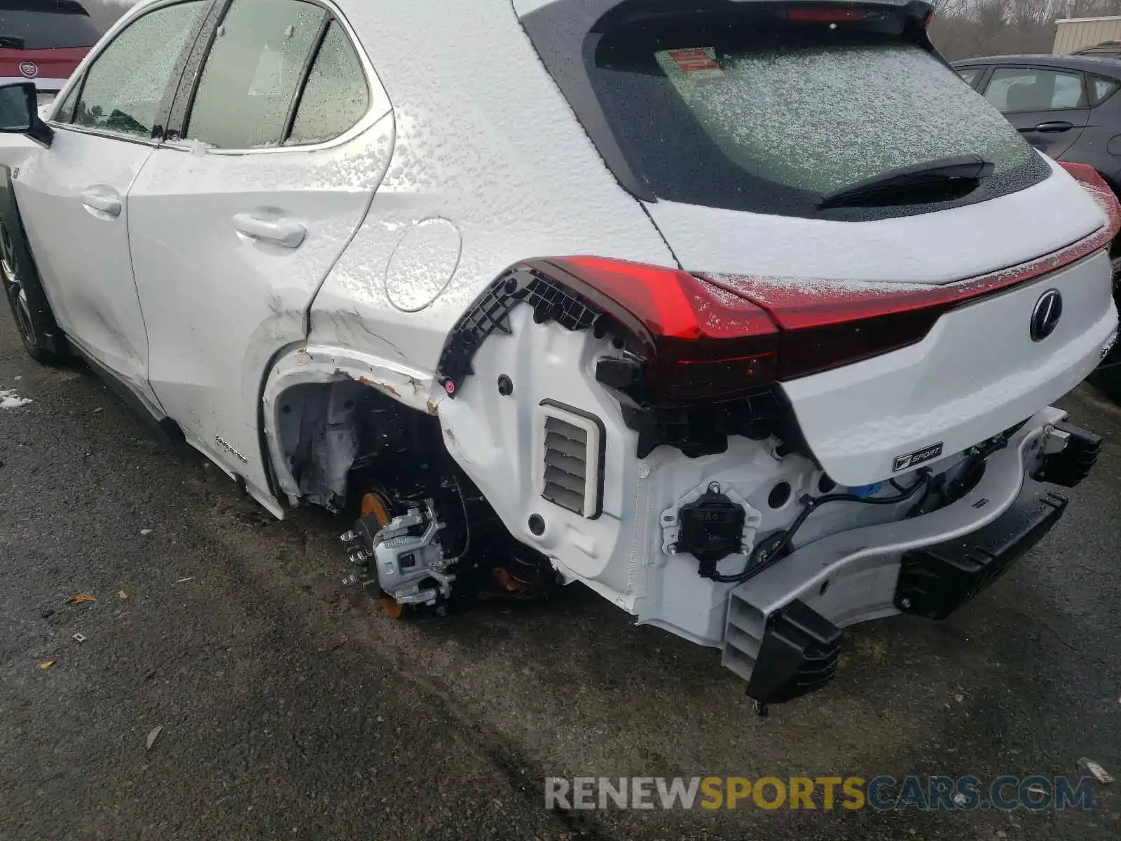 9 Photograph of a damaged car JTHR9JBH6L2023683 LEXUS UX 250H 2020