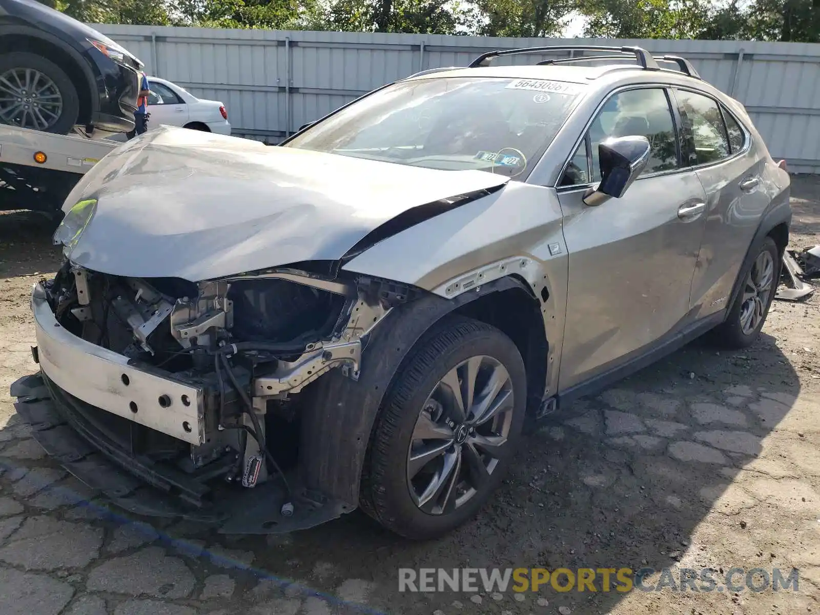 2 Фотография поврежденного автомобиля JTHR9JBH7L2024289 LEXUS UX 250H 2020