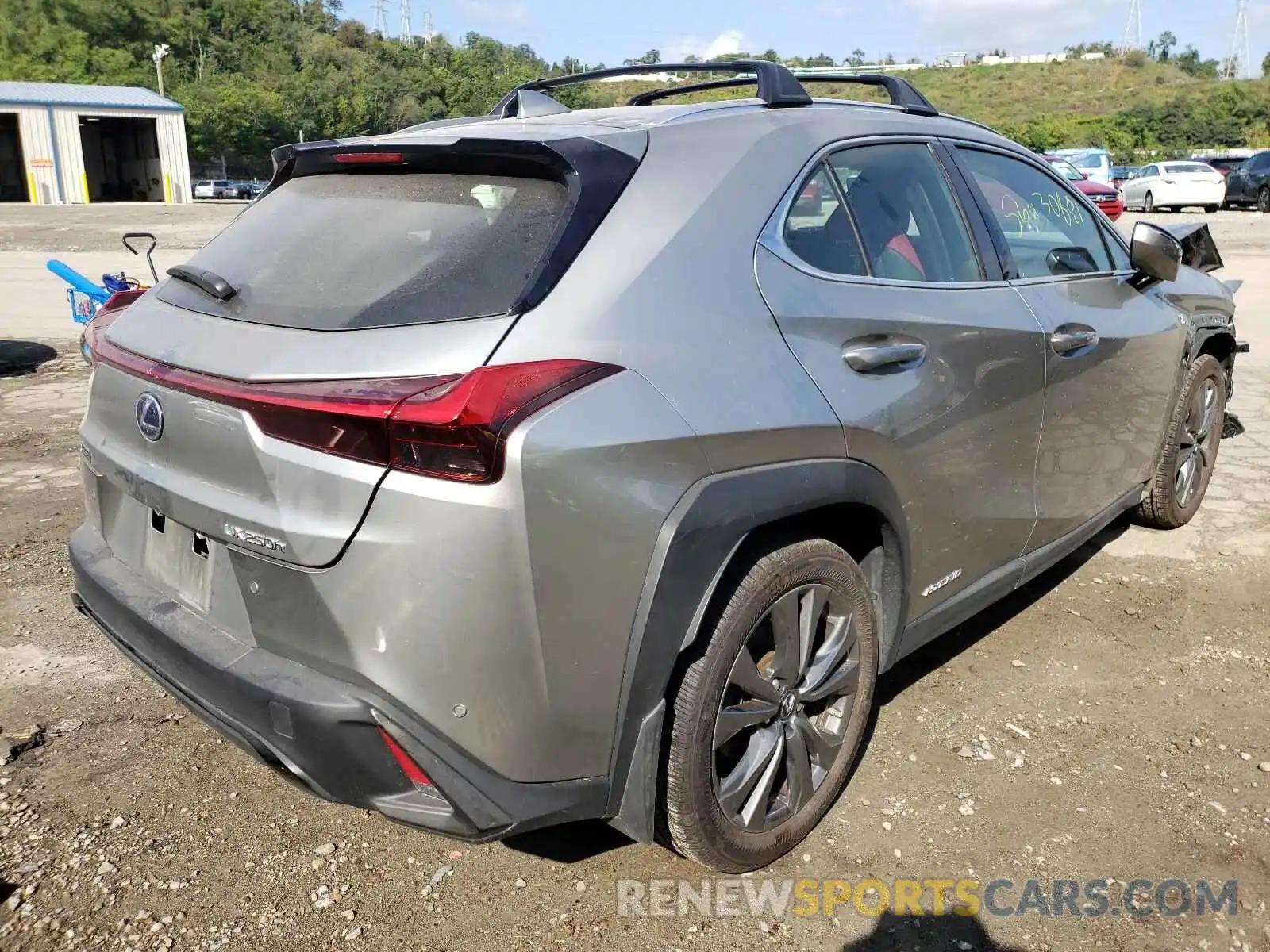 4 Фотография поврежденного автомобиля JTHR9JBH7L2024289 LEXUS UX 250H 2020