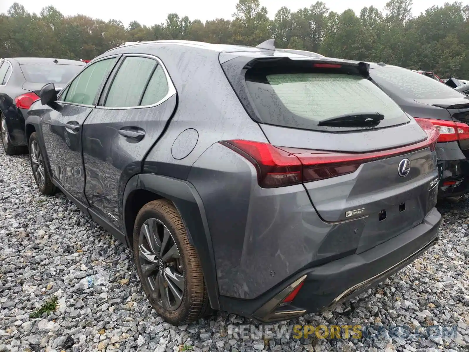 3 Фотография поврежденного автомобиля JTHR9JBH7L2031985 LEXUS UX 250H 2020