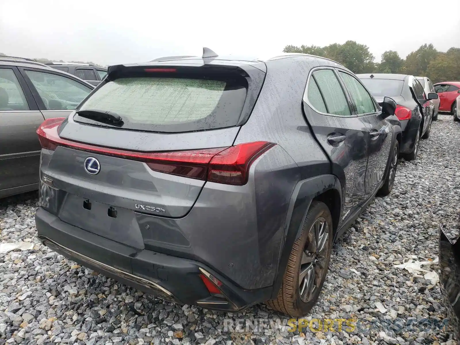 4 Фотография поврежденного автомобиля JTHR9JBH7L2031985 LEXUS UX 250H 2020