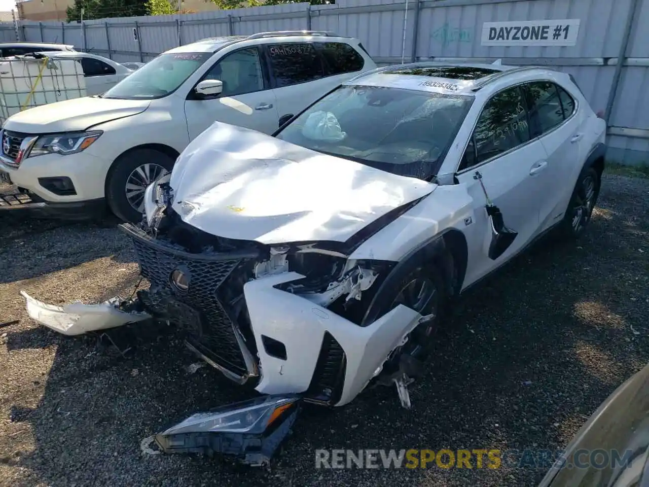 2 Photograph of a damaged car JTHR9JBH8L2033759 LEXUS UX 250H 2020