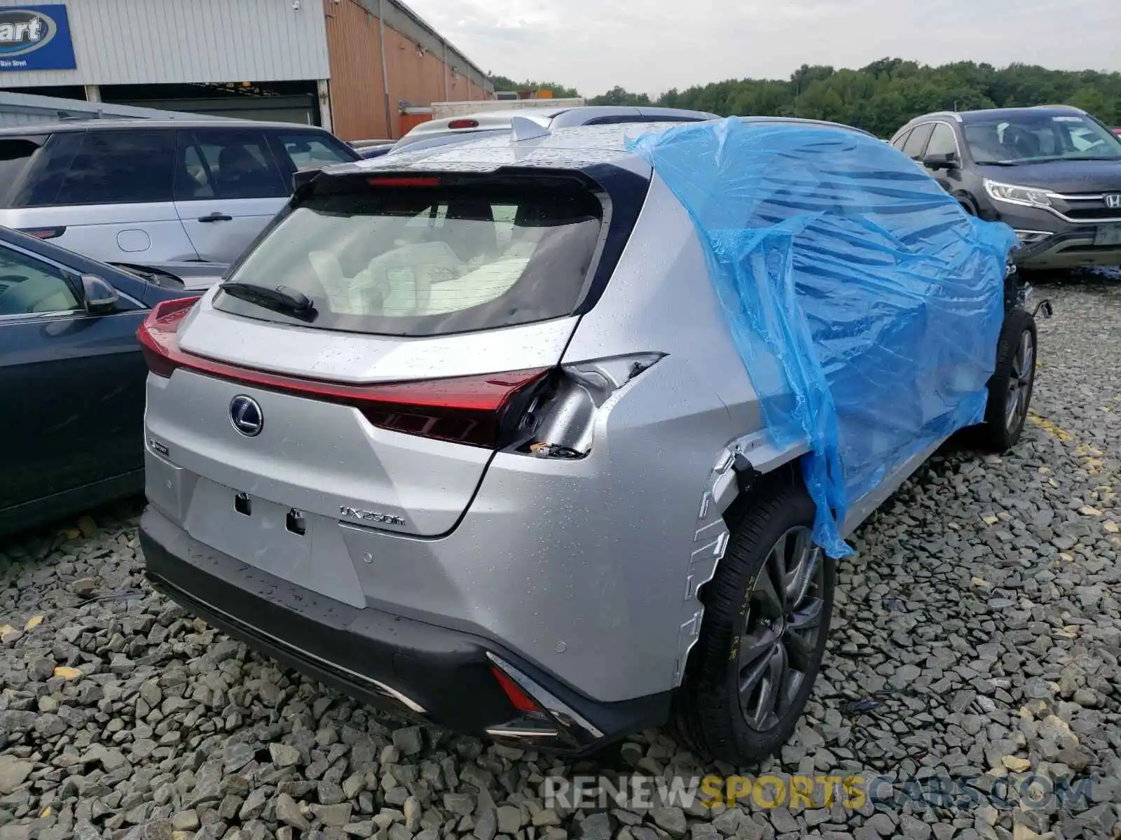 4 Photograph of a damaged car JTHR9JBH9L2026108 LEXUS UX 250H 2020