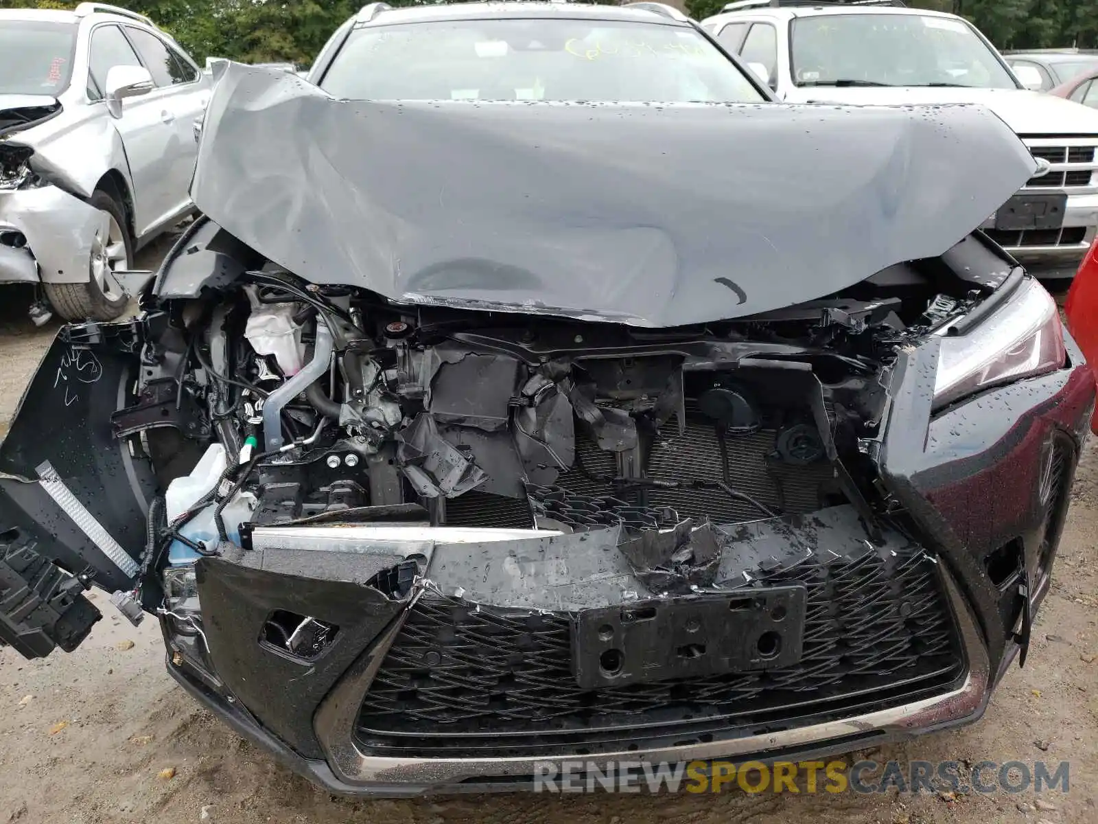 7 Фотография поврежденного автомобиля JTHR9JBH9L2036184 LEXUS UX 250H 2020