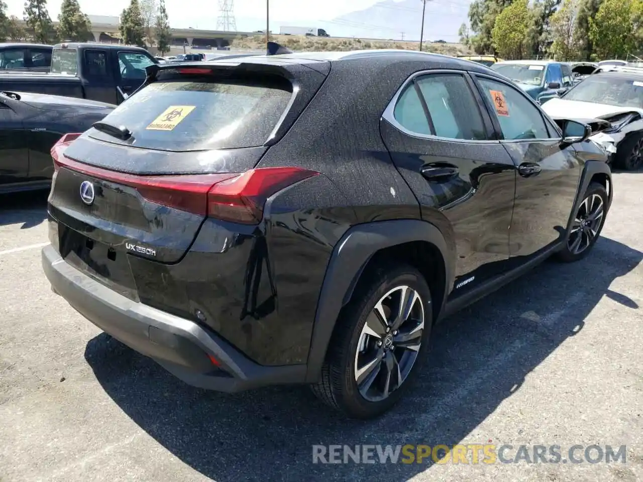 4 Photograph of a damaged car JTHX9JBH0L2025887 LEXUS UX 250H 2020