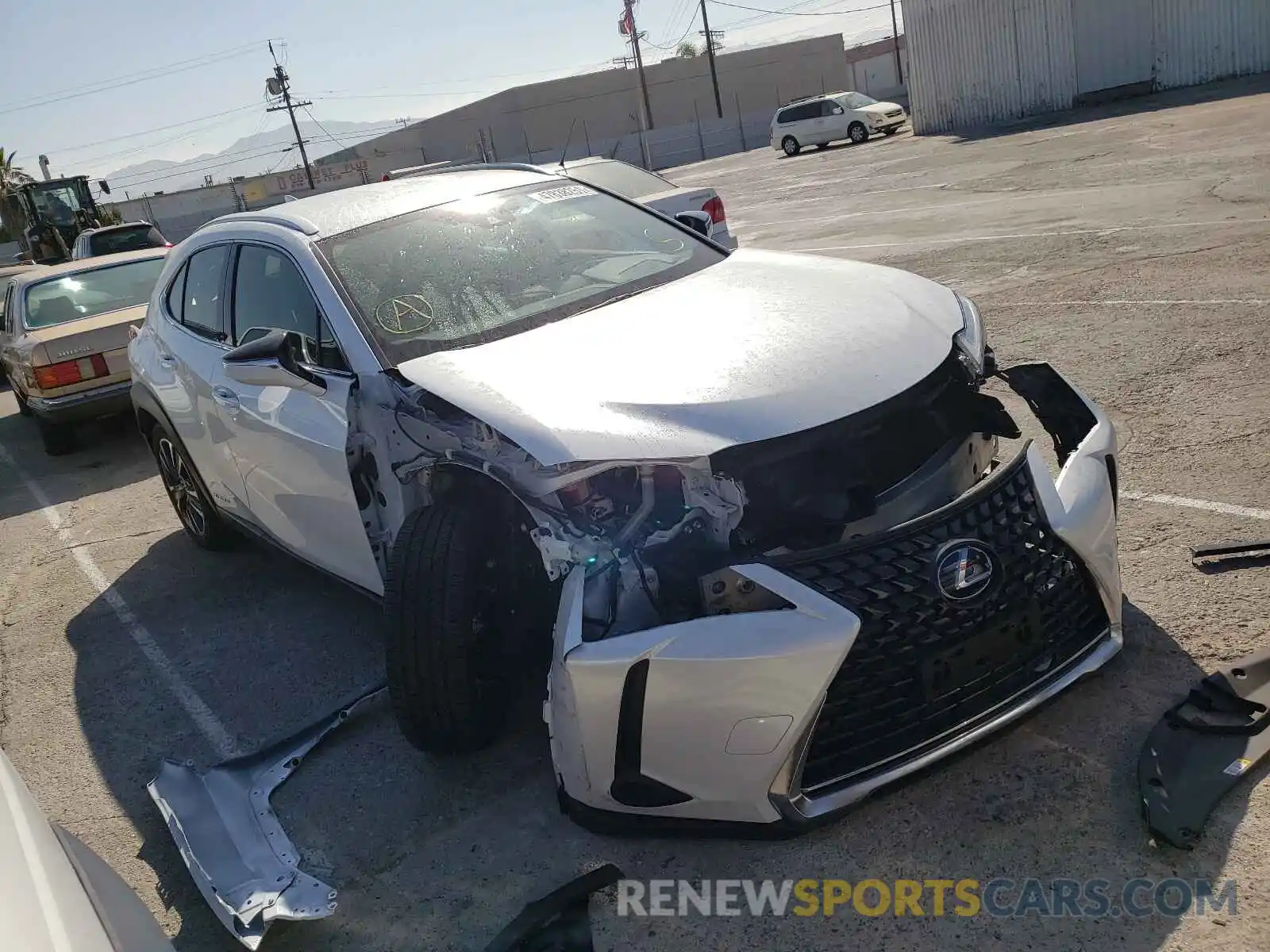 1 Photograph of a damaged car JTHX9JBH0L2036713 LEXUS UX 250H 2020