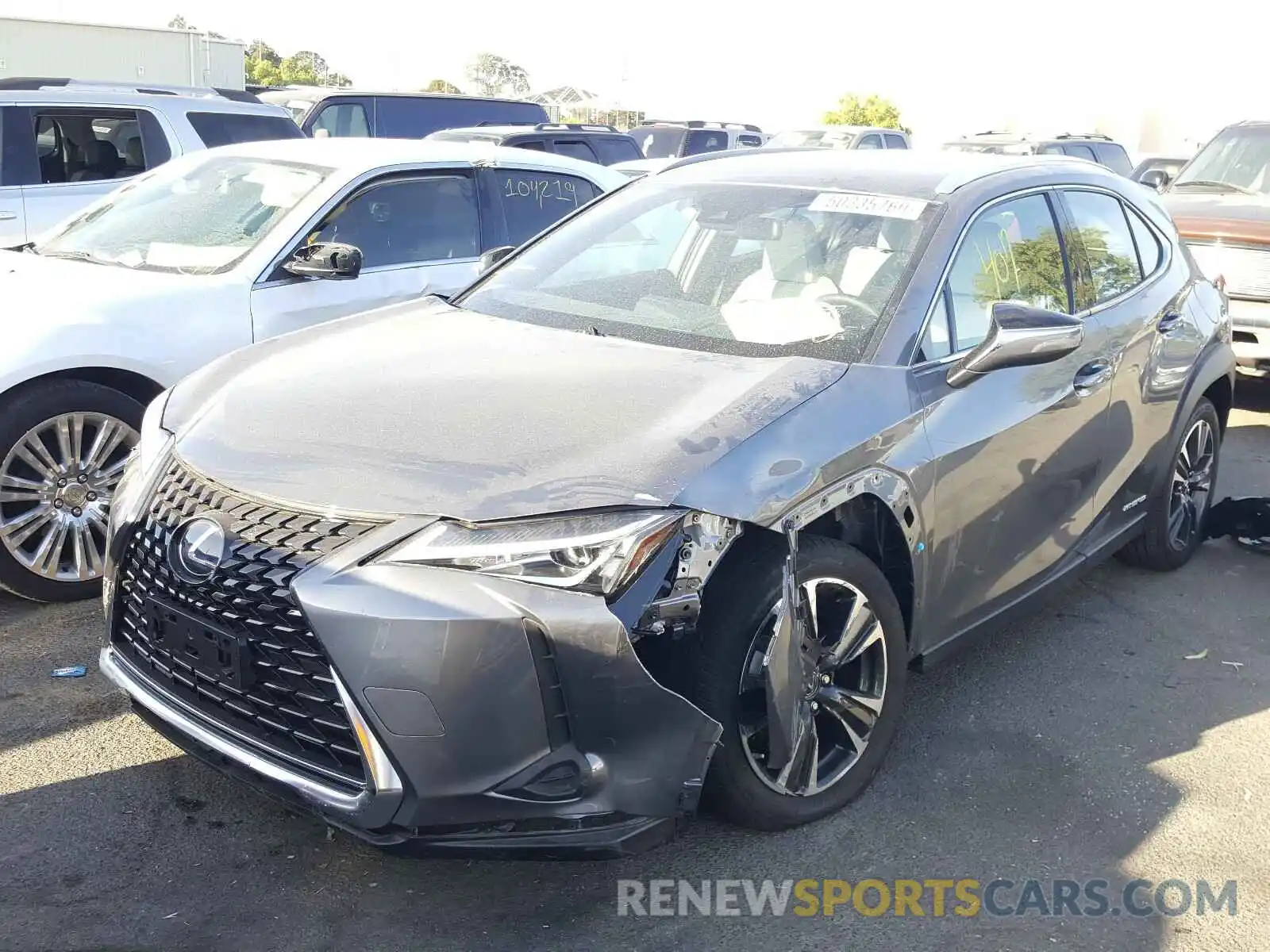 2 Photograph of a damaged car JTHX9JBH1L2028927 LEXUS UX 250H 2020