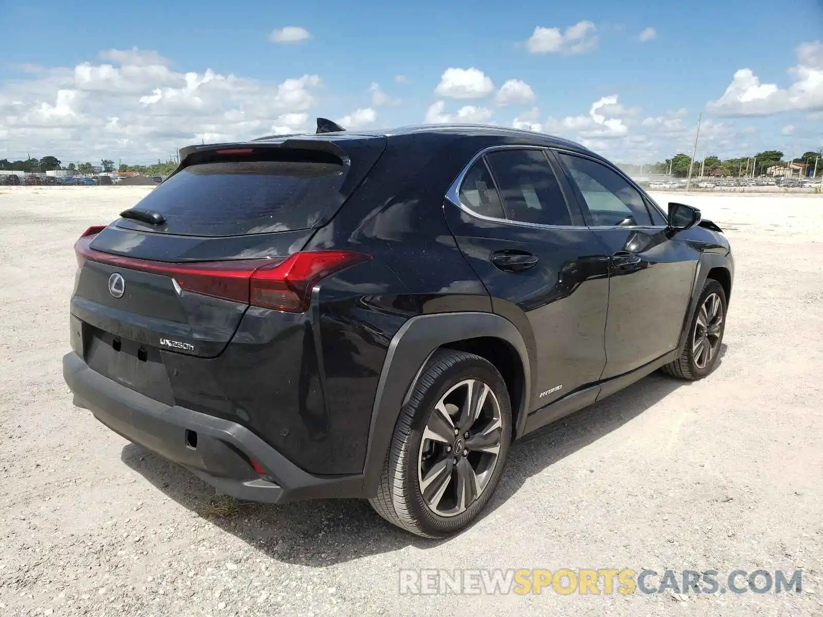 4 Фотография поврежденного автомобиля JTHX9JBH1L2034940 LEXUS UX 250H 2020