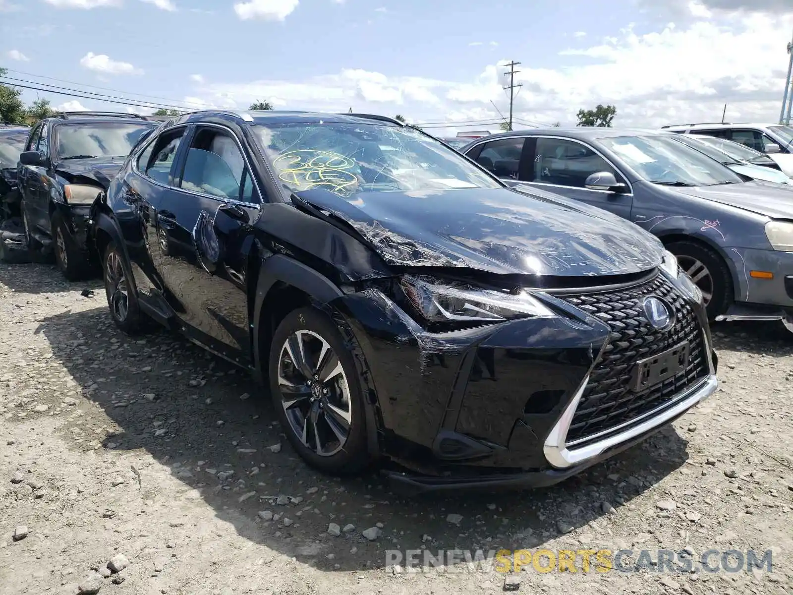 1 Фотография поврежденного автомобиля JTHX9JBH2L2021274 LEXUS UX 250H 2020