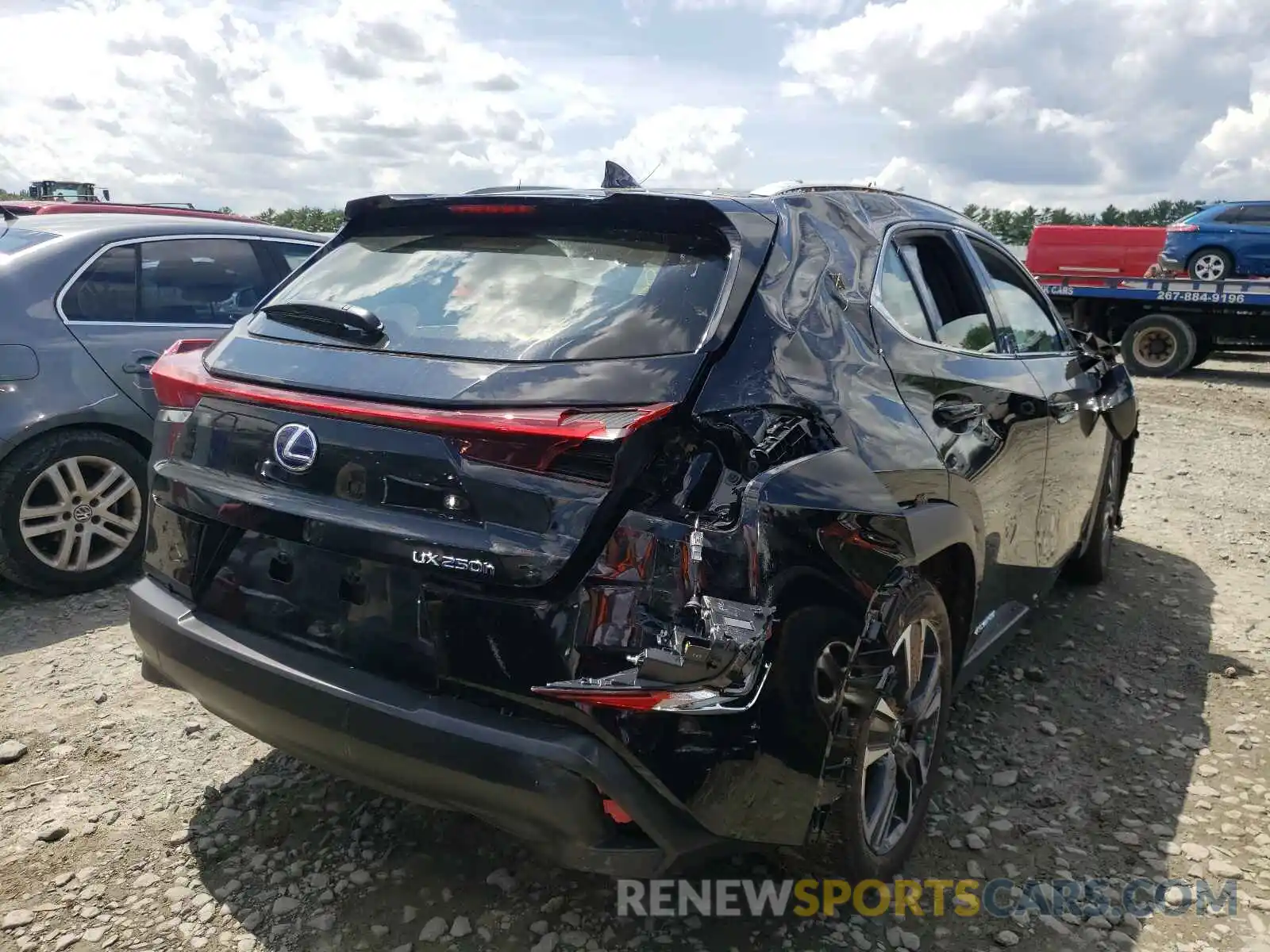 4 Photograph of a damaged car JTHX9JBH2L2021274 LEXUS UX 250H 2020