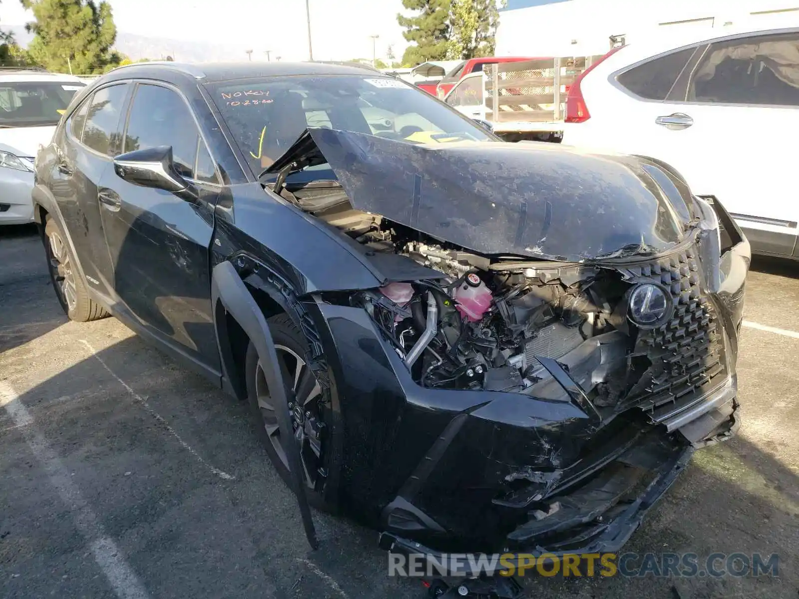 1 Photograph of a damaged car JTHX9JBH2L2033781 LEXUS UX 250H 2020