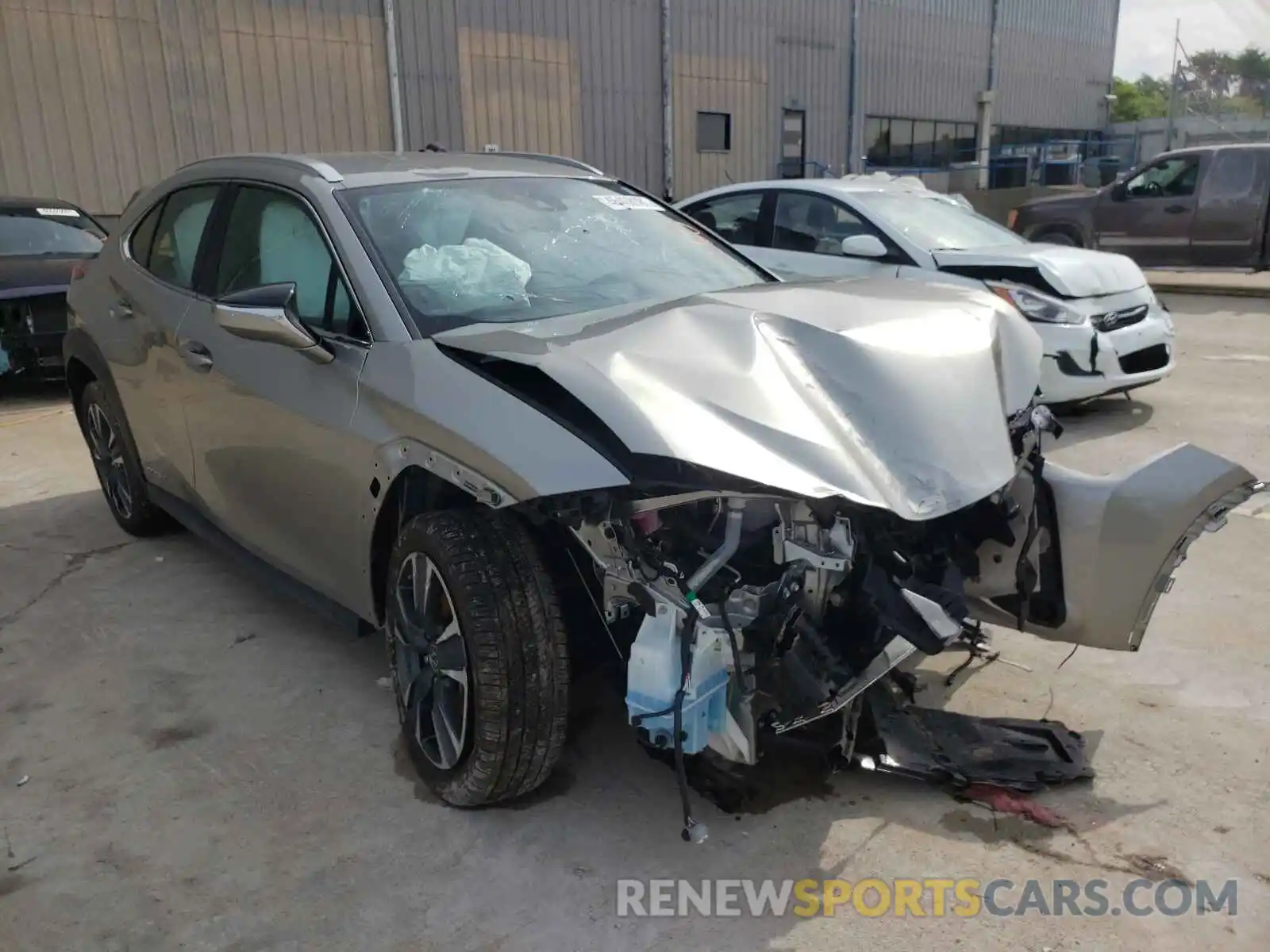 1 Photograph of a damaged car JTHX9JBH3L2036298 LEXUS UX 250H 2020