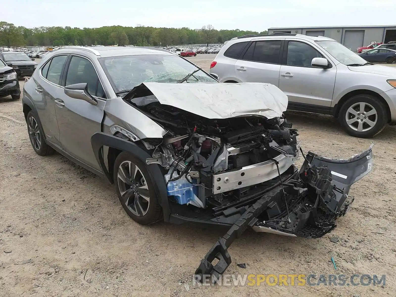 1 Photograph of a damaged car JTHX9JBH5L2034438 LEXUS UX 250H 2020