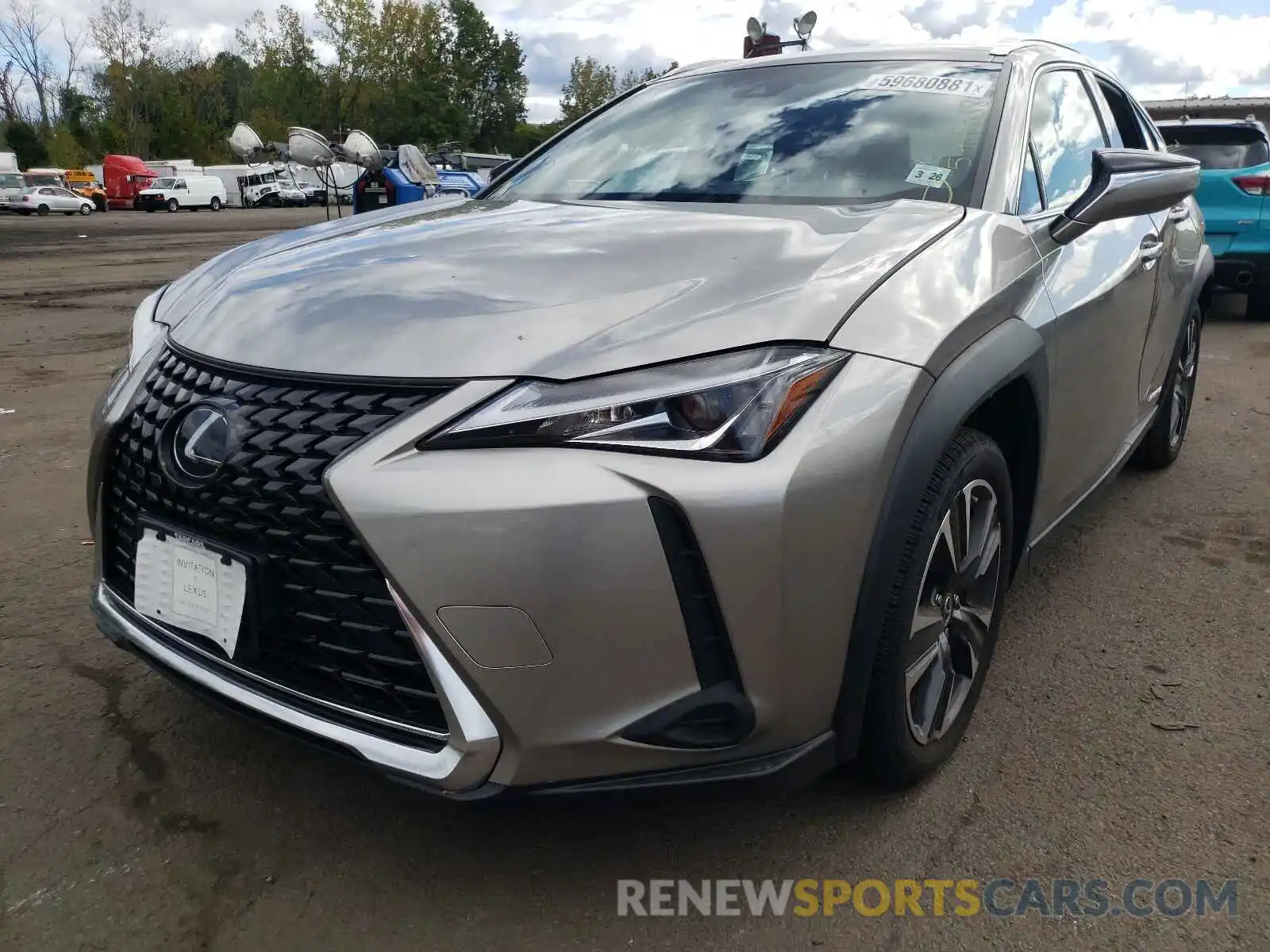 2 Photograph of a damaged car JTHX9JBH6L2033847 LEXUS UX 250H 2020