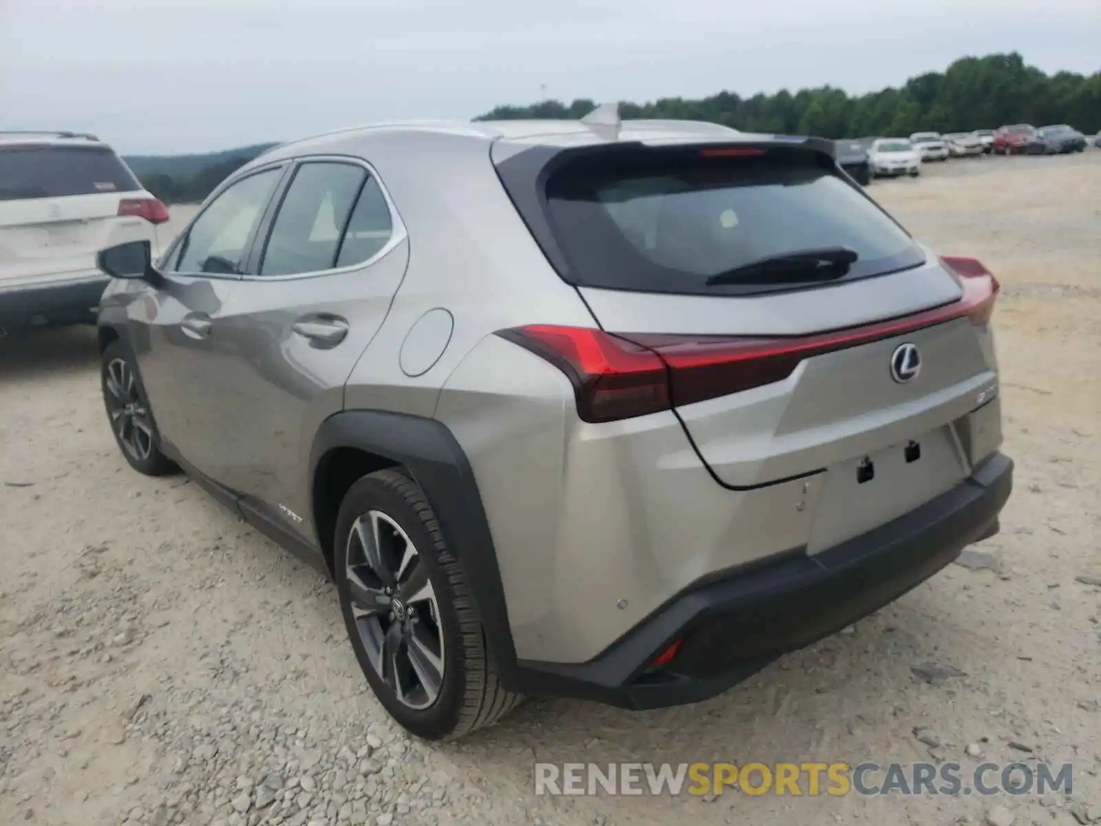 3 Фотография поврежденного автомобиля JTHX9JBH6L2036120 LEXUS UX 250H 2020