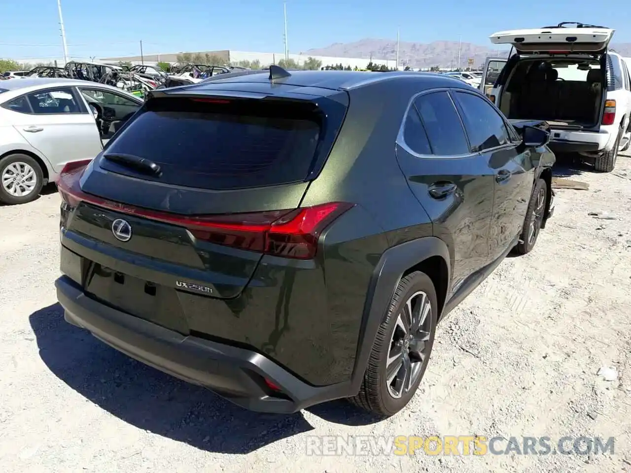 4 Photograph of a damaged car JTHX9JBH7L2032710 LEXUS UX 250H 2020