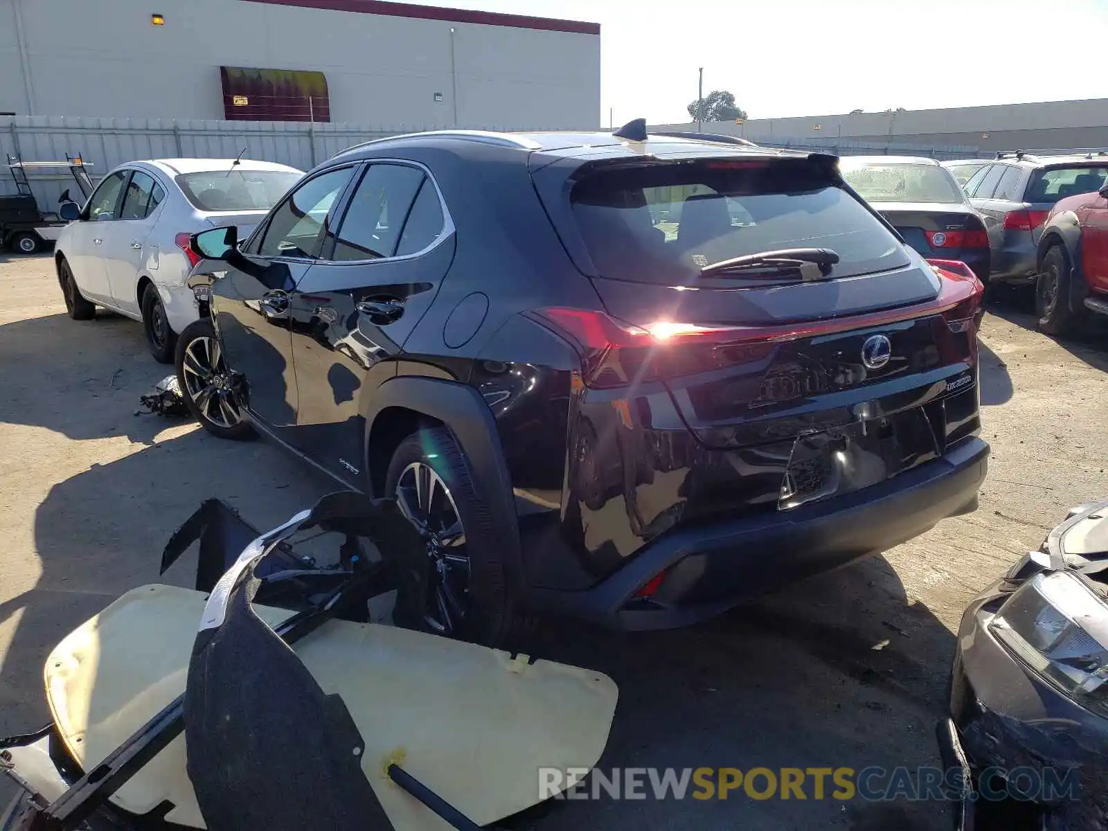 3 Photograph of a damaged car JTHX9JBH7L2035977 LEXUS UX 250H 2020