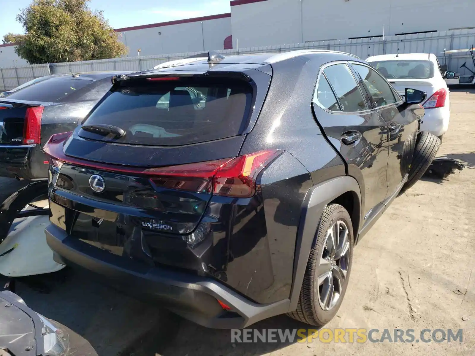 4 Photograph of a damaged car JTHX9JBH7L2035977 LEXUS UX 250H 2020