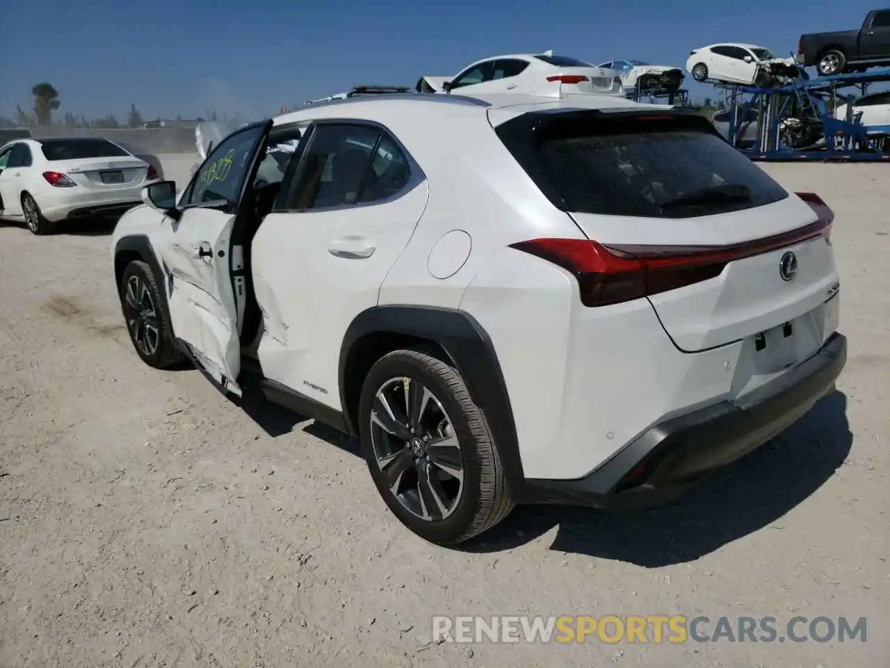 3 Photograph of a damaged car JTHX9JBH7L2036188 LEXUS UX 250H 2020