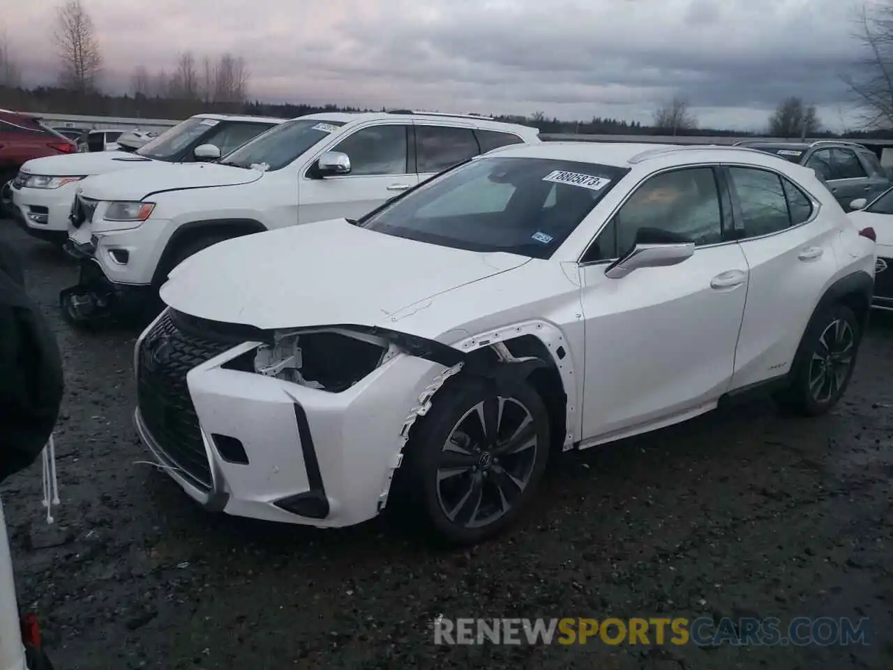 1 Photograph of a damaged car JTHX9JBH9L2027895 LEXUS UX 250H 2020