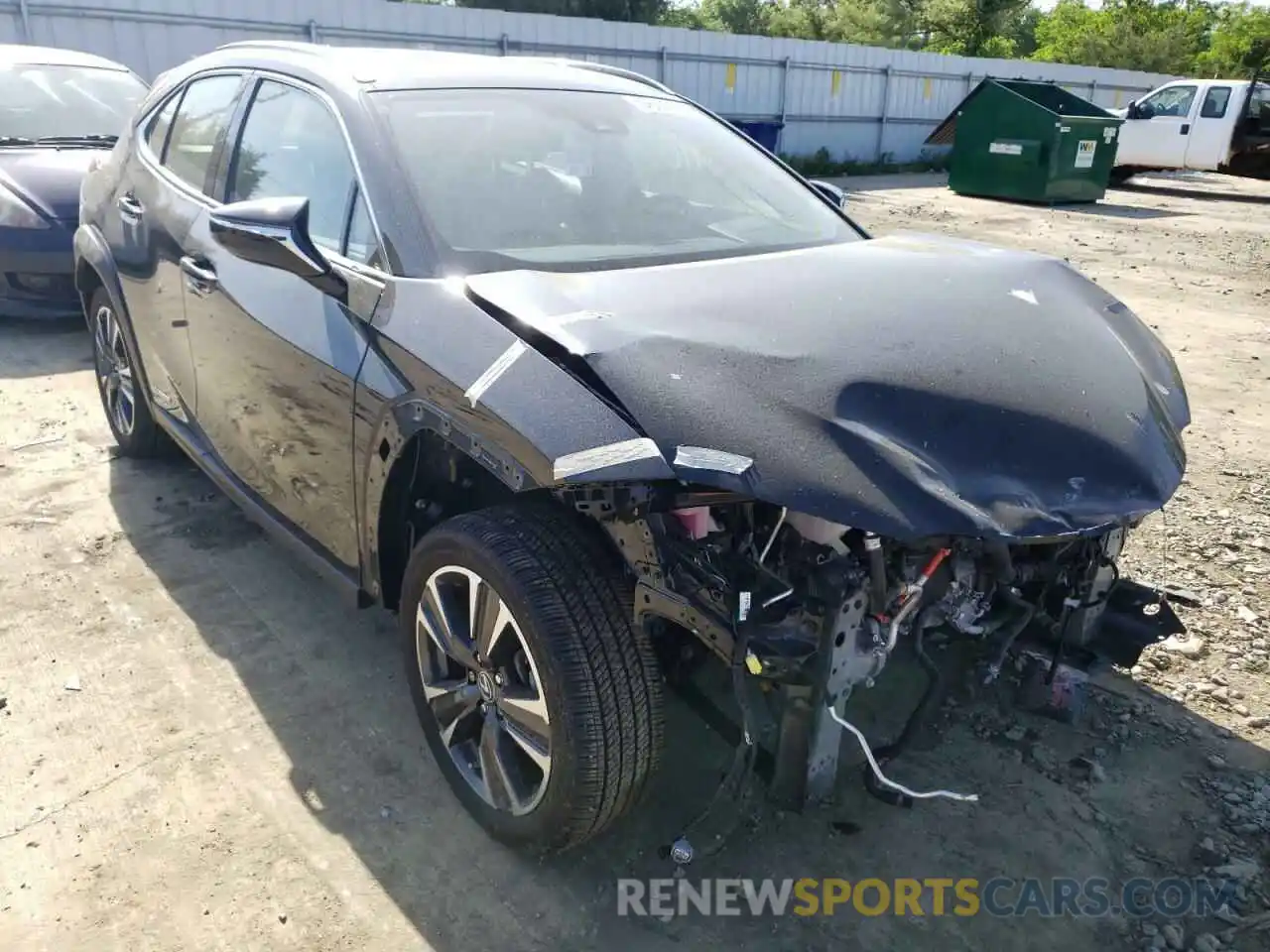 1 Фотография поврежденного автомобиля JTHX9JBHXL2032720 LEXUS UX 250H 2020