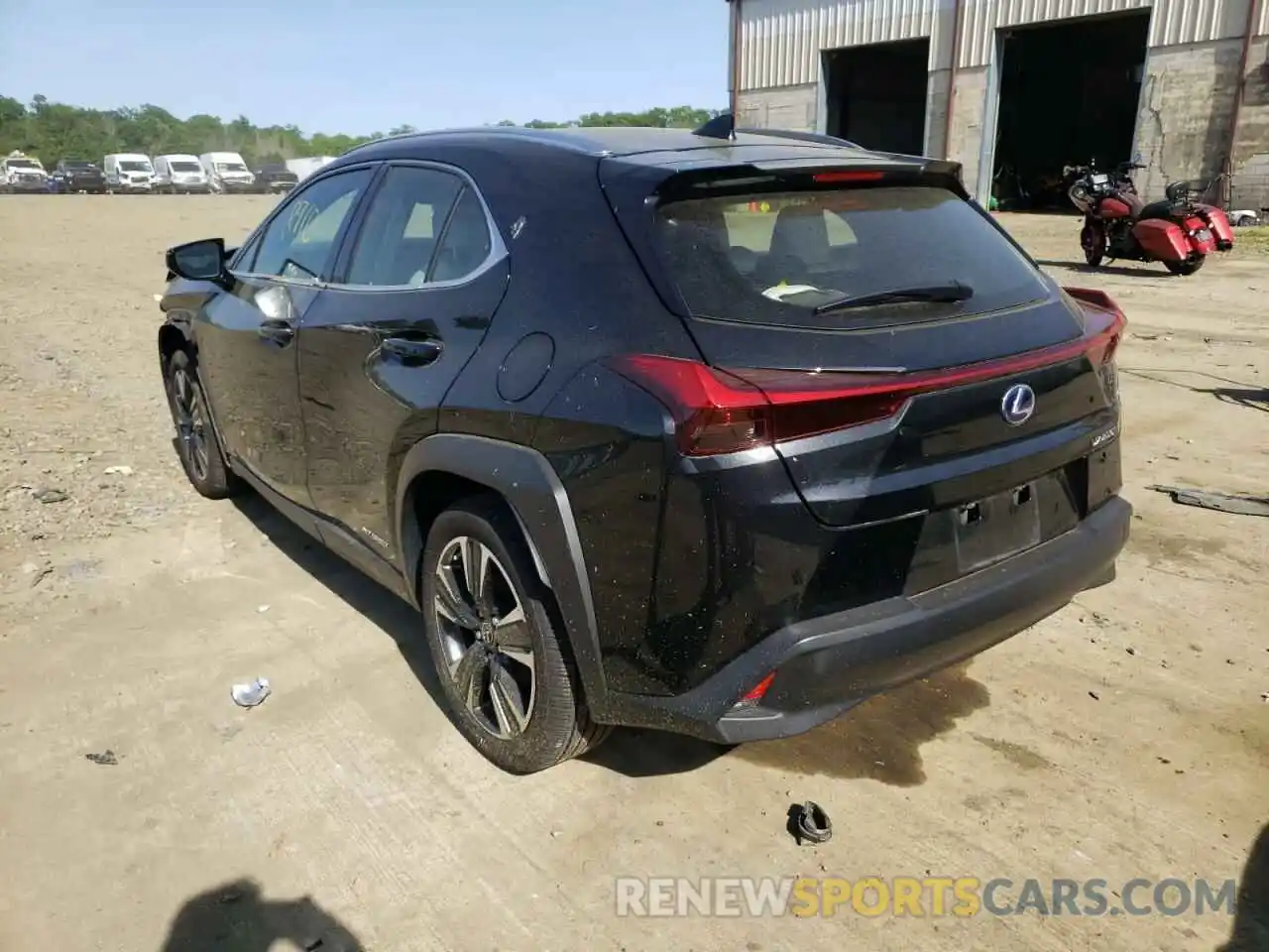 3 Photograph of a damaged car JTHX9JBHXL2032720 LEXUS UX 250H 2020