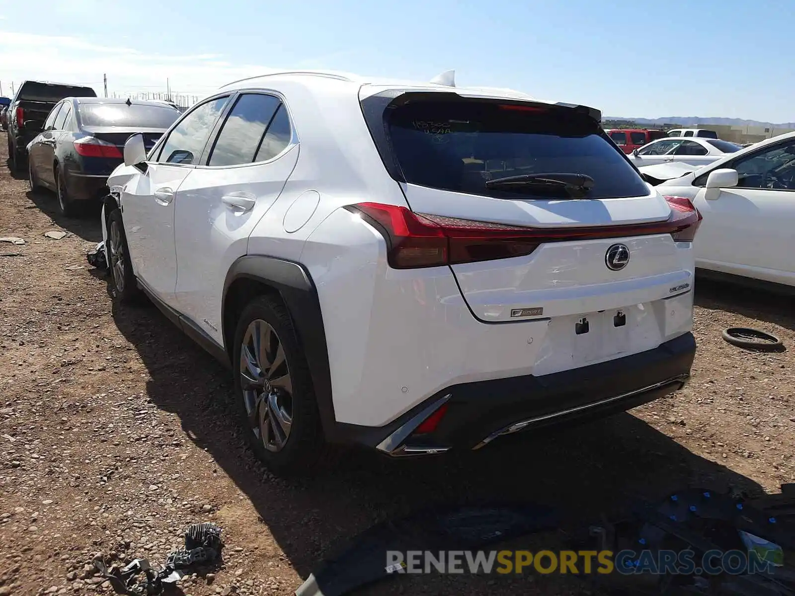 3 Photograph of a damaged car JTHE9JBH0M2041662 LEXUS UX 250H 2021