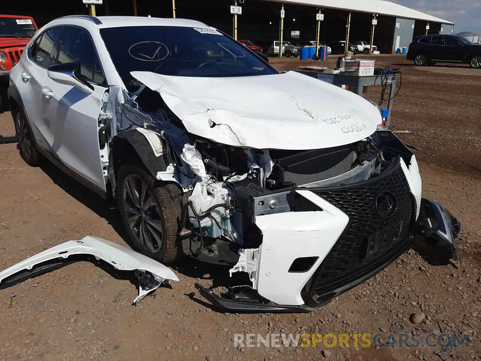 9 Photograph of a damaged car JTHE9JBH0M2041662 LEXUS UX 250H 2021